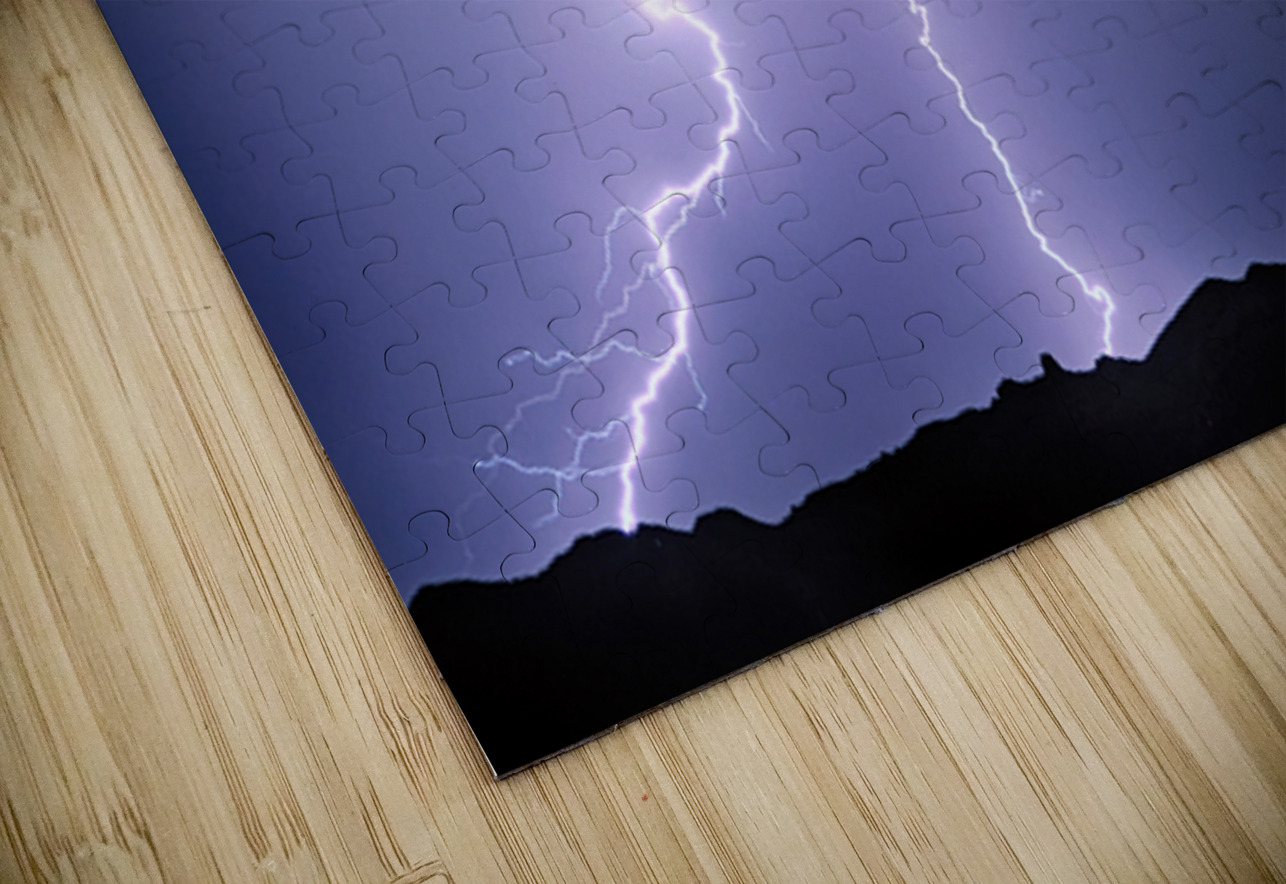 Arizona McDowell Mountains Electrical Discharge Bo Insogna Puzzle