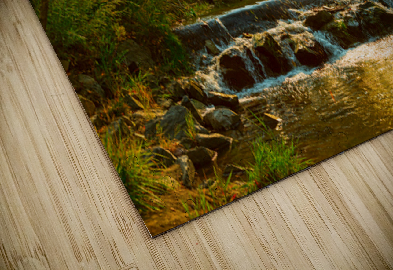 Beautiful Colorful Left Hand Creek Fall View Bo Insogna Puzzle