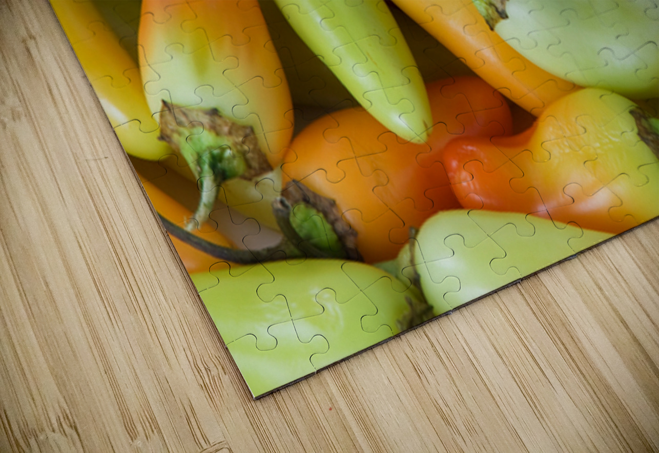 A Fiery Mix of Colorful Peppers Bo Insogna Puzzle
