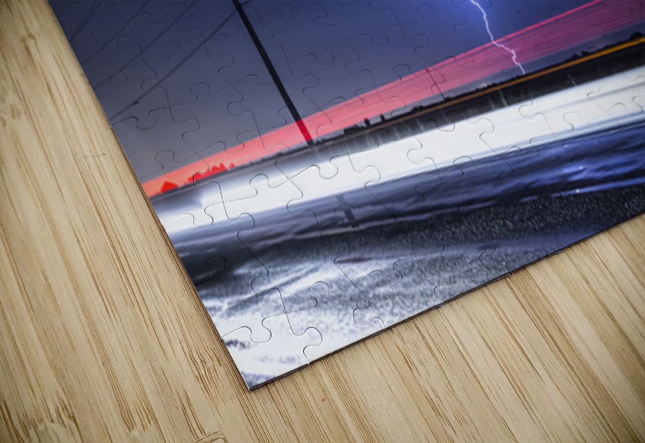 Lightning Storm Energy Over Open Highway Bo Insogna Puzzle
