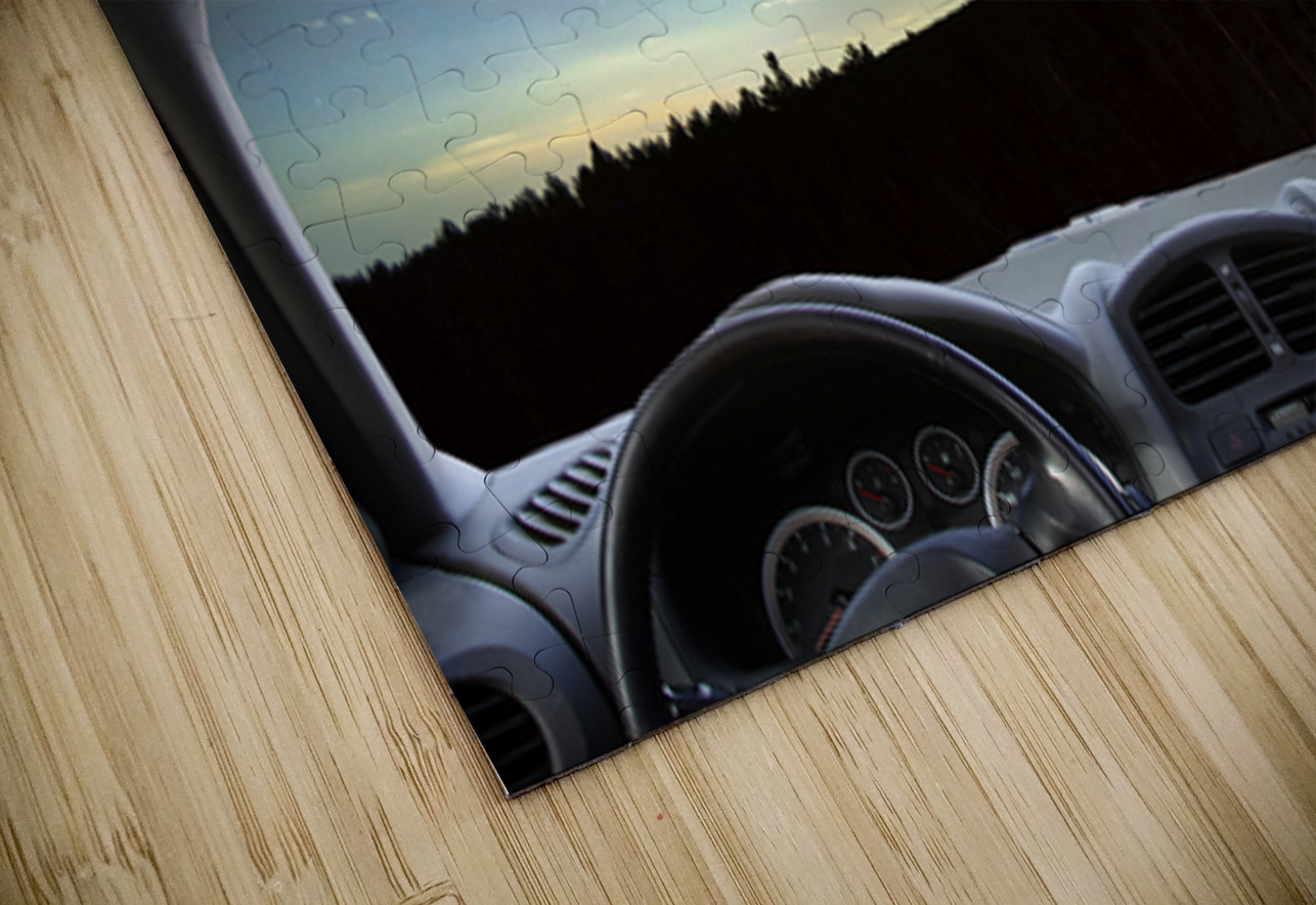 Moonlit Journey Through the Windshield and Sunroof Bo Insogna Puzzle