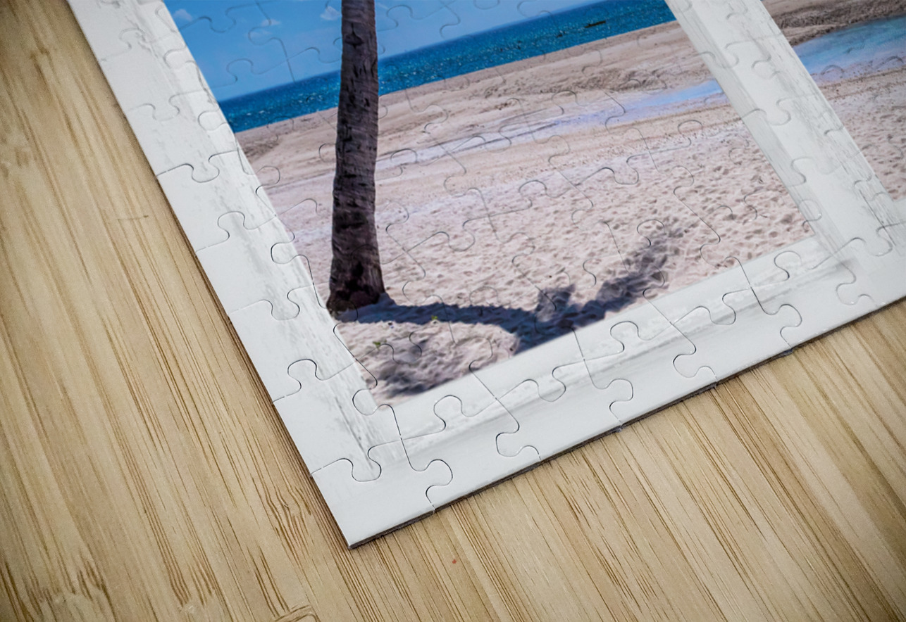 Tropical Paradise Whitewash Window View Bo Insogna Puzzle