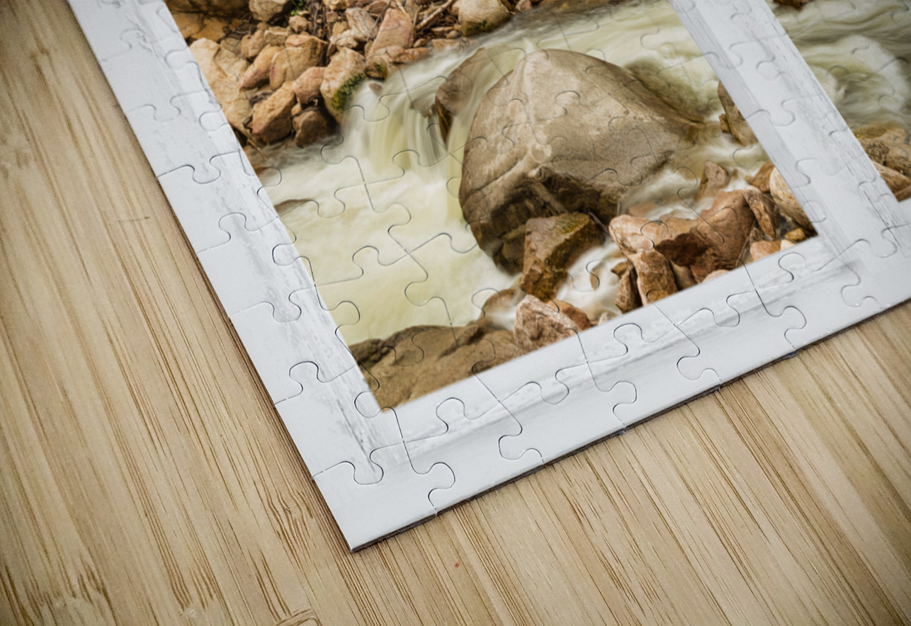 Mountain Stream Whitewash  Window View Bo Insogna Puzzle