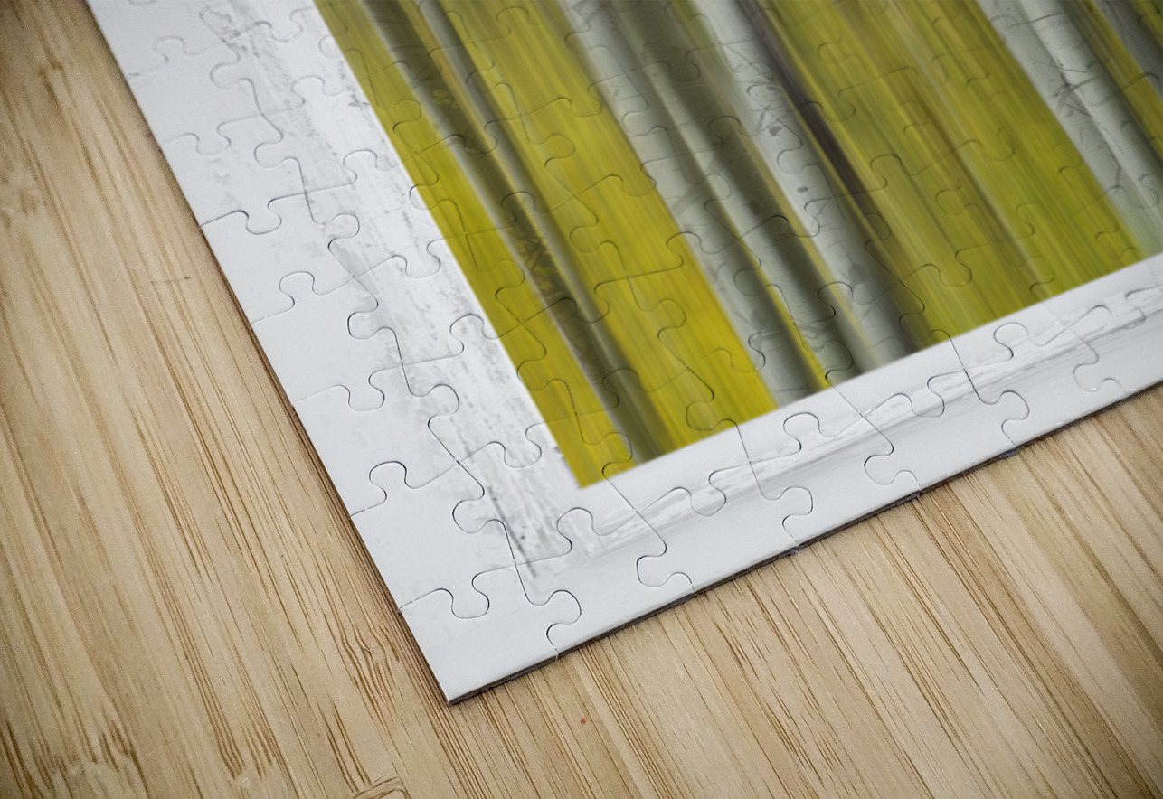 Surreal Dreamy Aspen Forest White Rustic Window Bo Insogna Puzzle