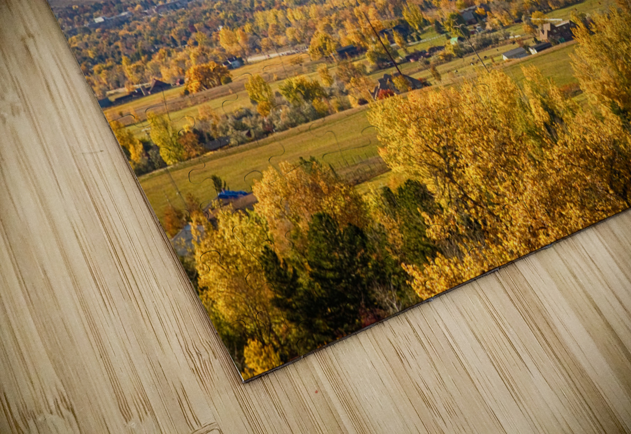 Boulder Colorado Autumn Scenic View Impression de sublimation métal HD