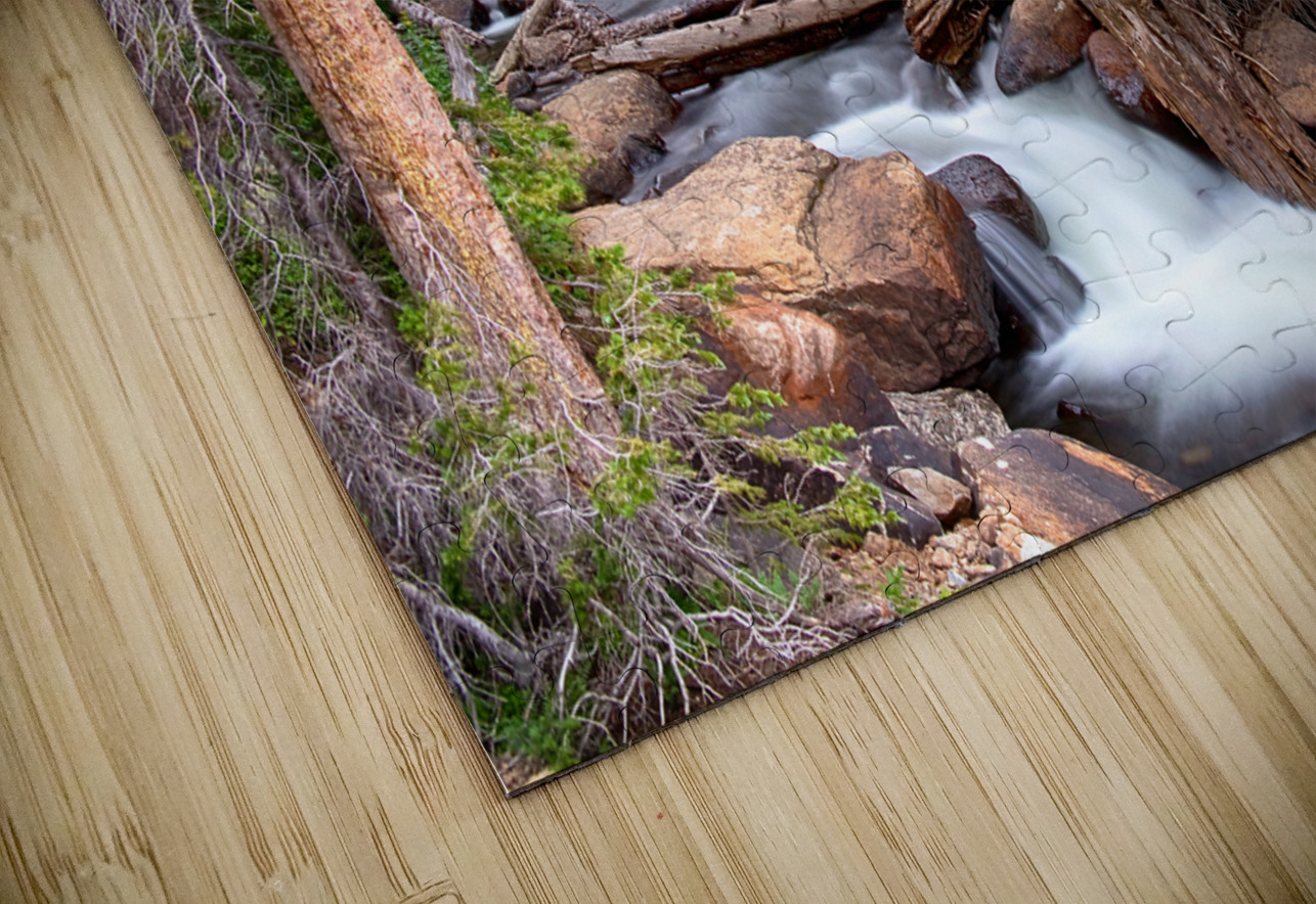Rocky Mountains Stream Scenic Landscape Bo Insogna Puzzle