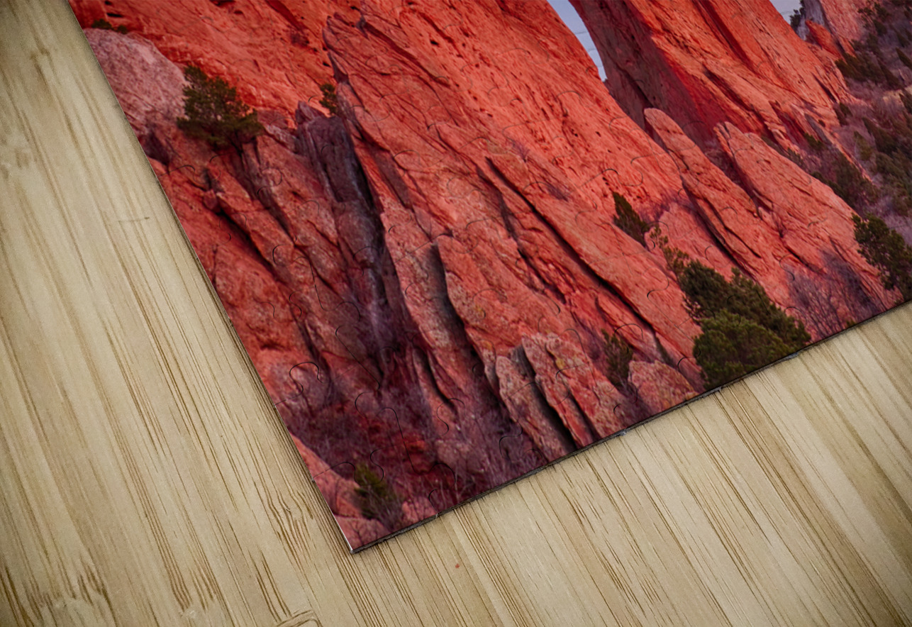Garden of the Gods Sunset View 2 HD Sublimation Metal print