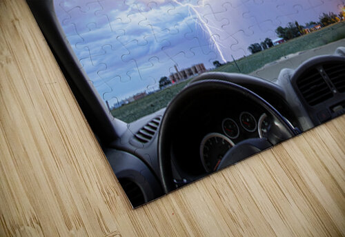 Storm Chaser View Through the Windshield and Sunroof Bo Insogna puzzle