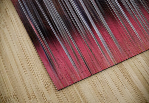 Crimson Silence in Motion Fine Art Forest Photography Print Bo Insogna puzzle