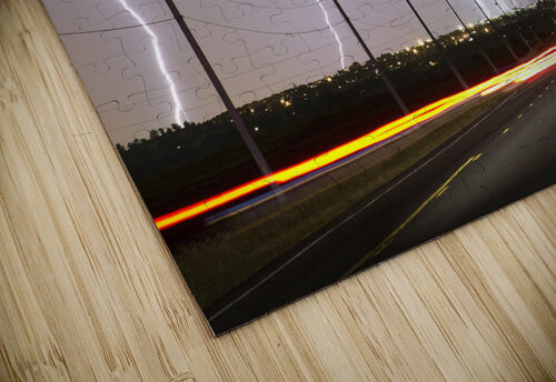 Lightning Bolts Cloud to Ground Striking  Bo Insogna puzzle