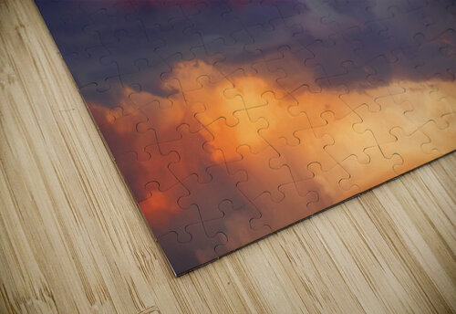 Cloudscape Sunset Touch Blue jigsaw puzzle