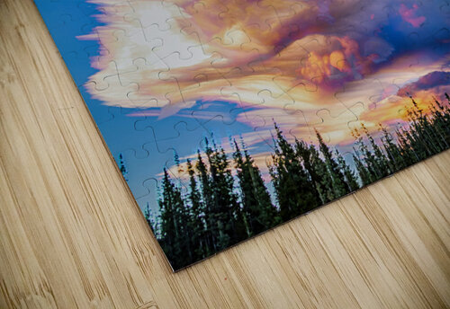 High Elevation Forest Sunset Sky Timed Stack Bo Insogna puzzle