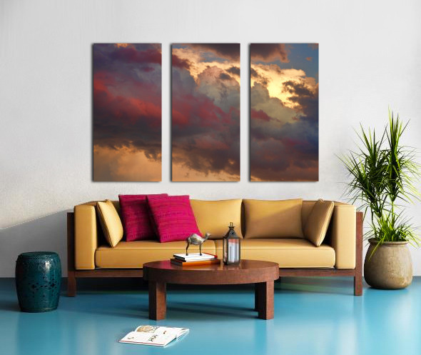 cloudscape sunset 46 Split Canvas print