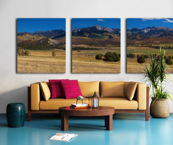 Telluride Panorama 2 Split Canvas print