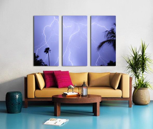 Tropical Storm Split Canvas print