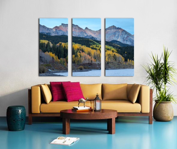 Mountain Lake Wonder Split Canvas print