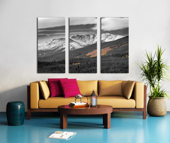 Rocky Mountain Independence Pass Glow Toile Multi-Panneaux