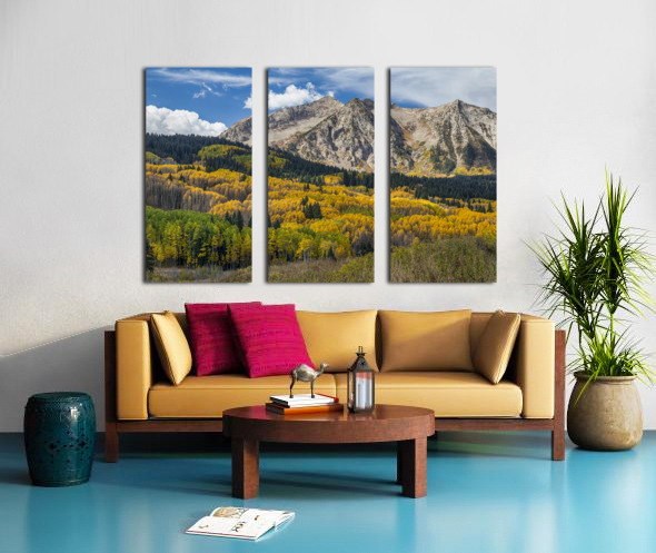 Rocky Mountain Autumn Season Colors Toile Multi-Panneaux