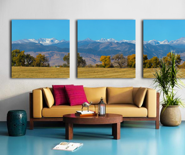 Front Range Horizon - A Boulder County Panorama Split Canvas print