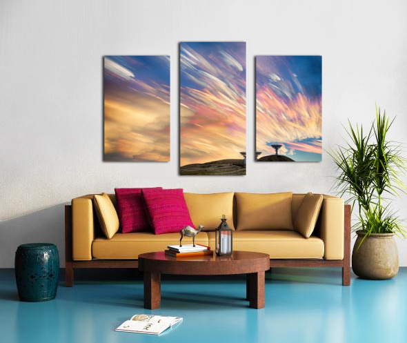 Sunset From Another Planet Canvas print