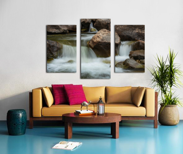 Boulder Creek Splashdown Canvas print
