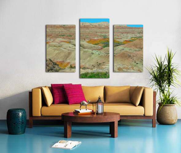 Discover the Vibrant Beauty of Badlands National Park SD Canvas print