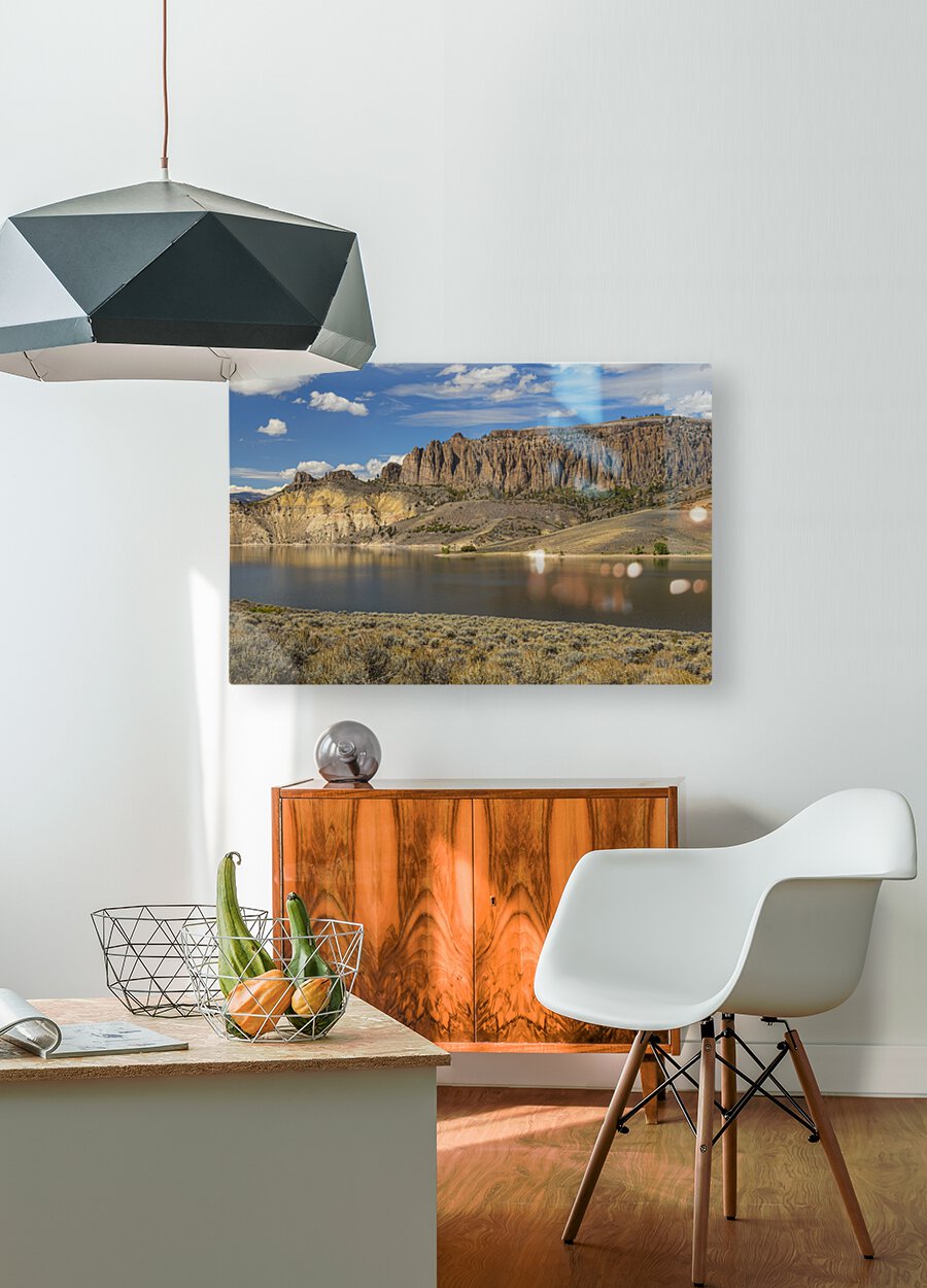 Blue Mesa Dillon Pinnacles  HD Metal print with Floating Frame on Back