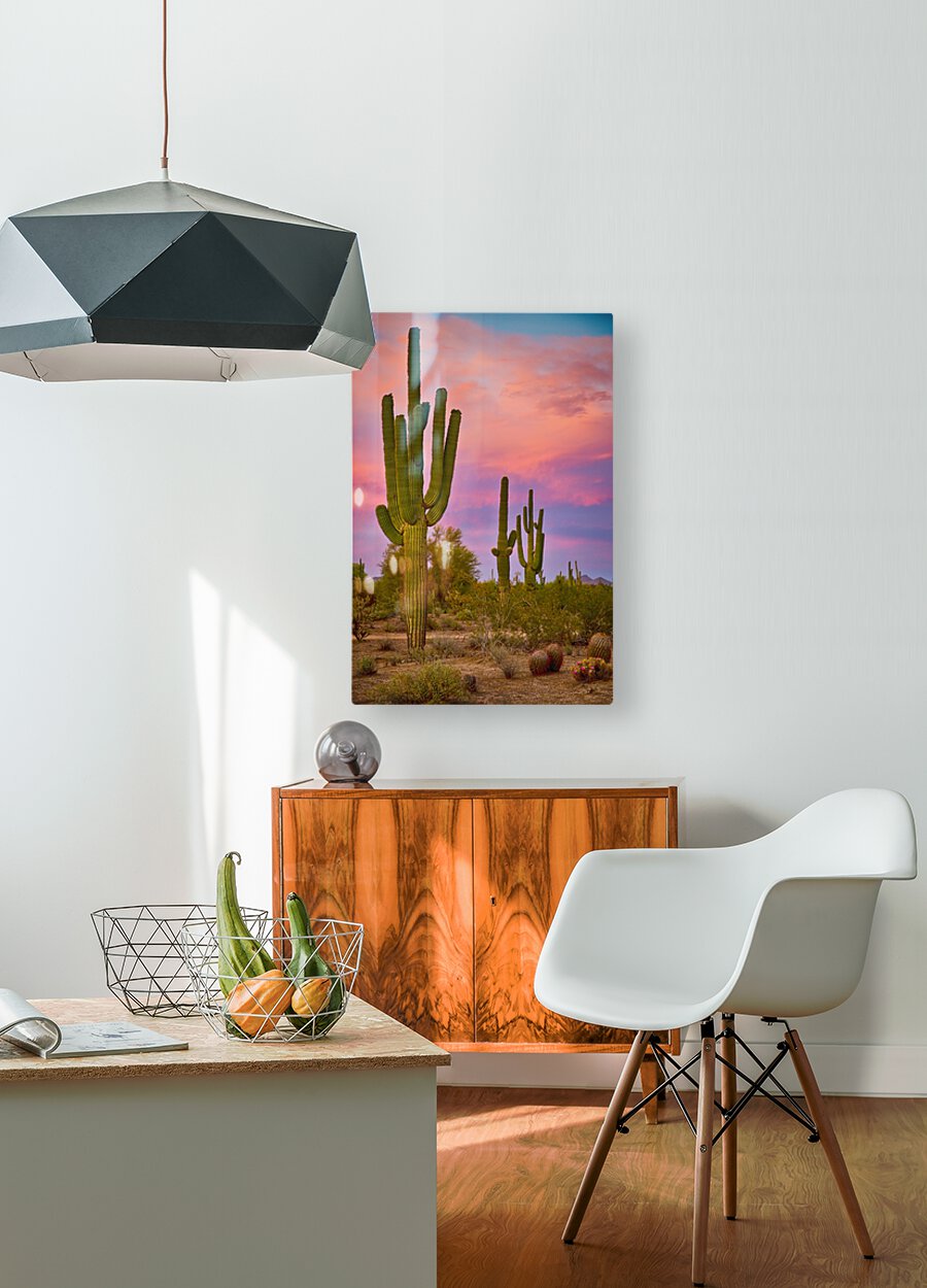 Desert Spring  HD Metal print with Floating Frame on Back