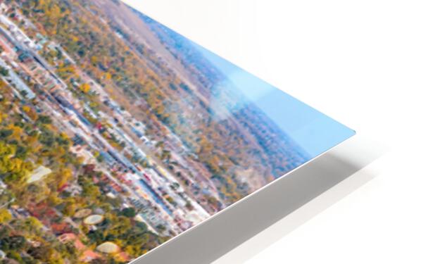 Downtown Boulder Colorado Autumn Panoramic HD Sublimation Metal print
