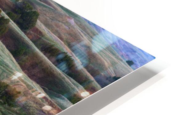 Colors of South Dakota Badlands Tuscany-Like Rolling Hills HD Sublimation Metal print