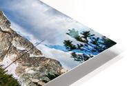 Mountain Majesty Medicine Bow Peak Reflection HD Metal print