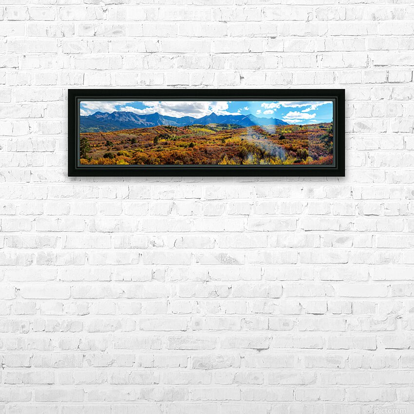 Telluride Panorama 11 HD Sublimation Metal print with Decorating Float Frame (BOX)