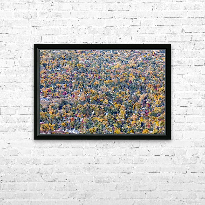 Colorful Trees Boulder Colorado HD Sublimation Metal print with Decorating Float Frame (BOX)
