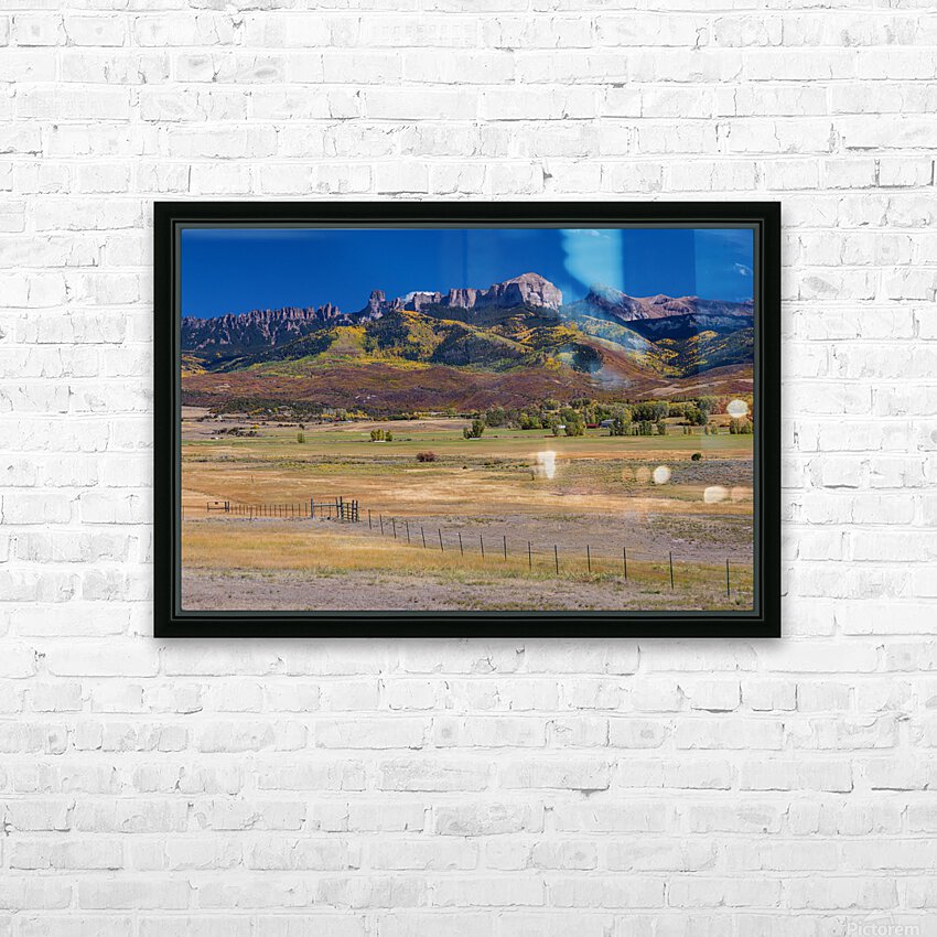 Courthouse Mountains Chimney Rock Peak HD Sublimation Metal print with Decorating Float Frame (BOX)