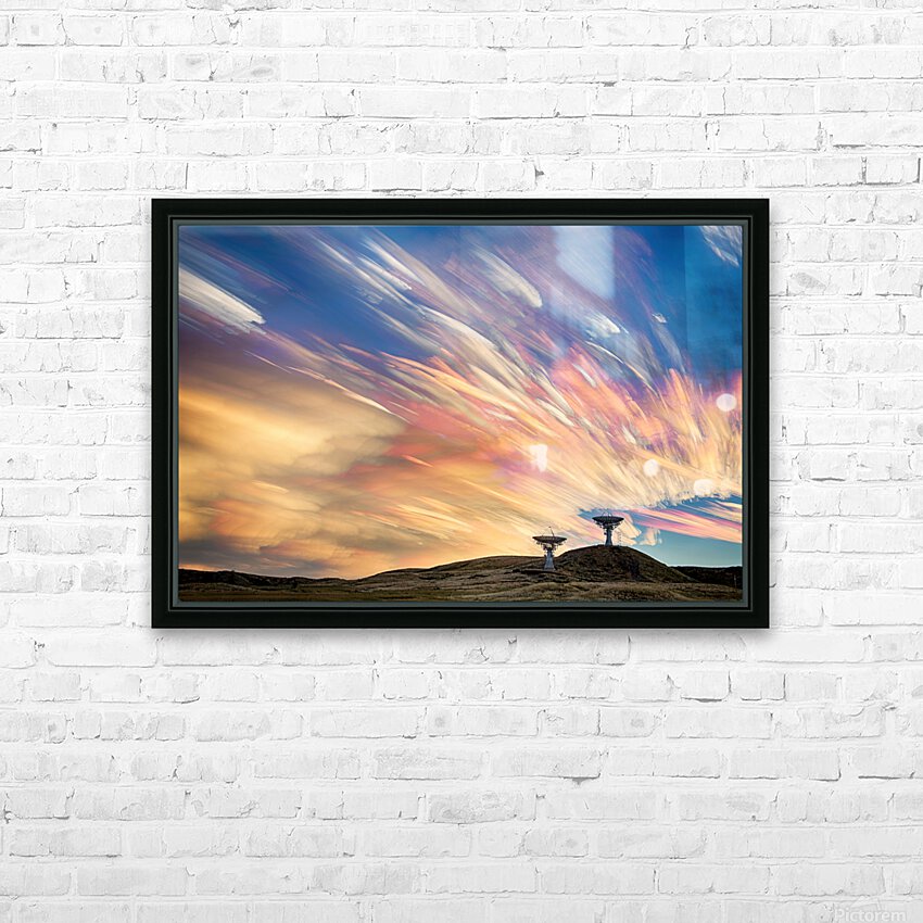 Sunset From Another Planet HD Sublimation Metal print with Decorating Float Frame (BOX)