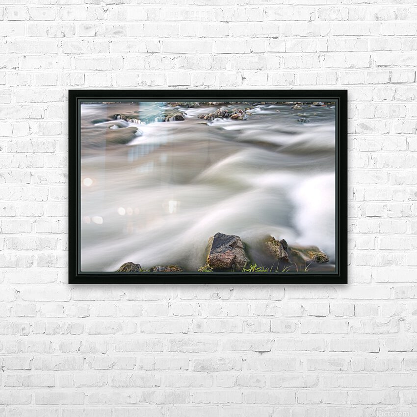 Peaceful Flow HD Sublimation Metal print with Decorating Float Frame (BOX)