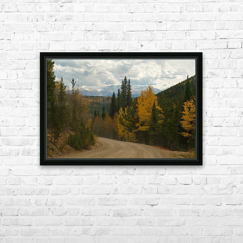 Dirt Road Paradise Cruising HD Sublimation Metal print with Decorating Float Frame (BOX)
