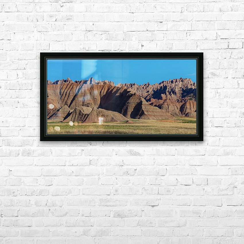 Breathtaking Panoramic Views - Badlands National Park HD Sublimation Metal print with Decorating Float Frame (BOX)