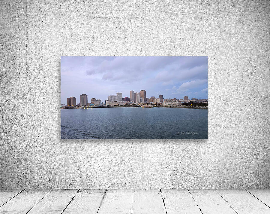 New Orleans Skyline Where the River is Calm and the Jazz Never Sleeps Wall Preview