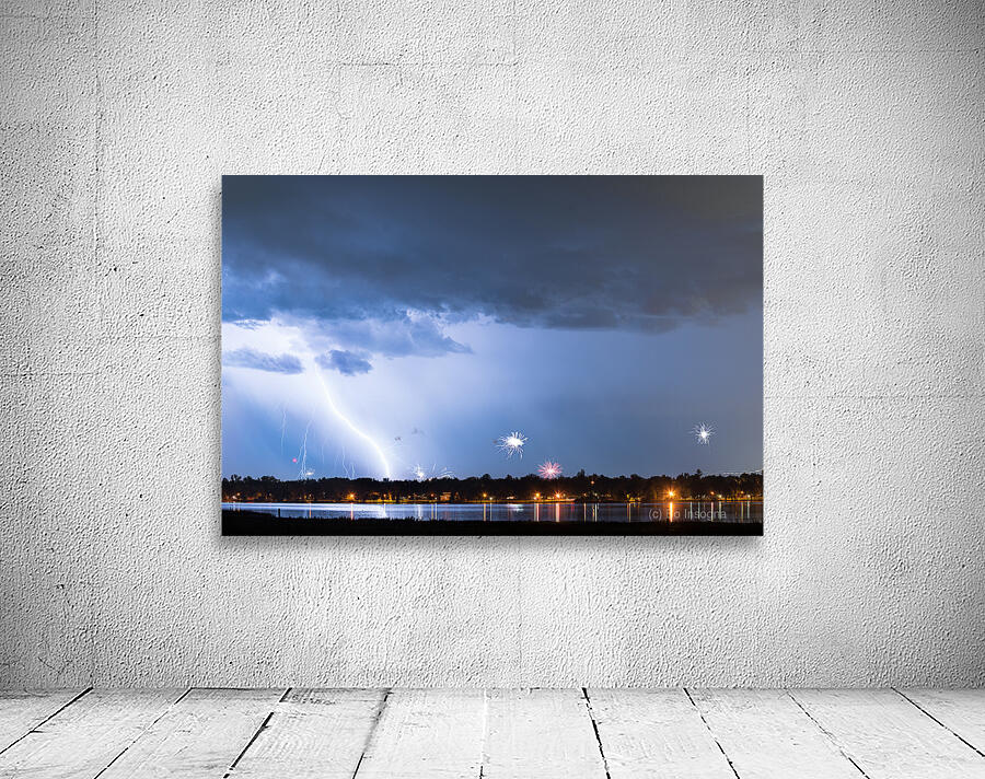 Lightning Strike and Fireworks Wall Preview