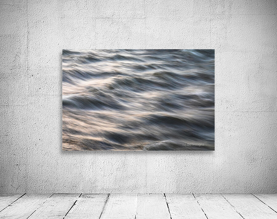 South Boulder Creek Sunset Blurred Lines Wall Preview