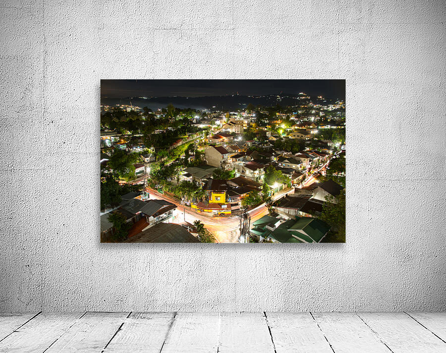 Night Lights of Escario   Cebu City Philippines Wall Preview