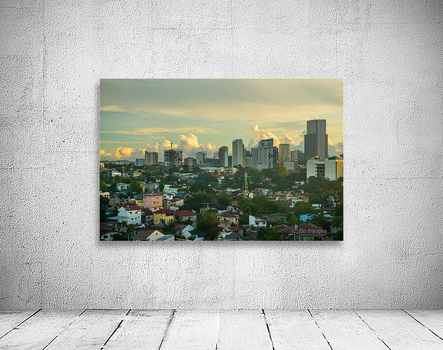  Lahugs Golden Hour Urban Vista of Cebu Wall Preview