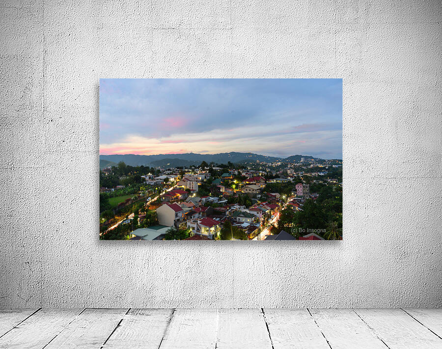 Cebu City Lights Timelapse Photography Stunning 156 Image Stack Wall Preview