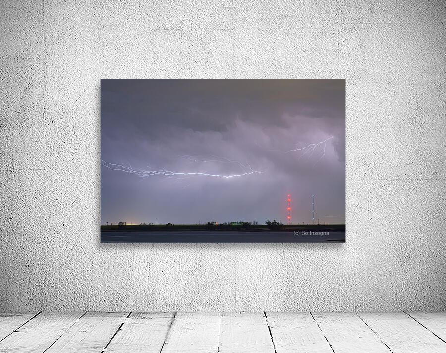 Lightning Bolting Across the Sky Wall Preview