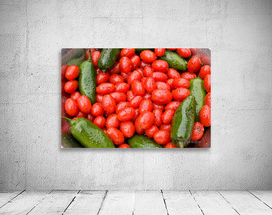 Gardens Embrace A Ruby and Emerald Harmony Wall Preview