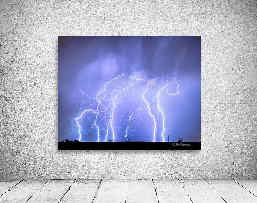 Lightning Electrical Sky Wall Preview
