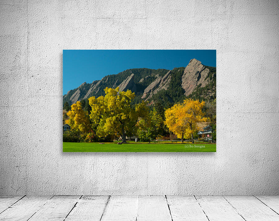 Beautiful Chautauqua Park Autumn View Wall Preview