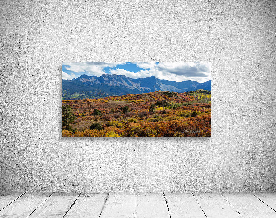 Colorado Painted Landscape Panorama PT1 Wall Preview