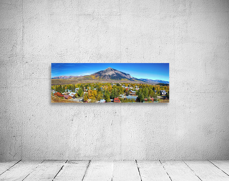 Crested Butte Town Panorama Wall Preview